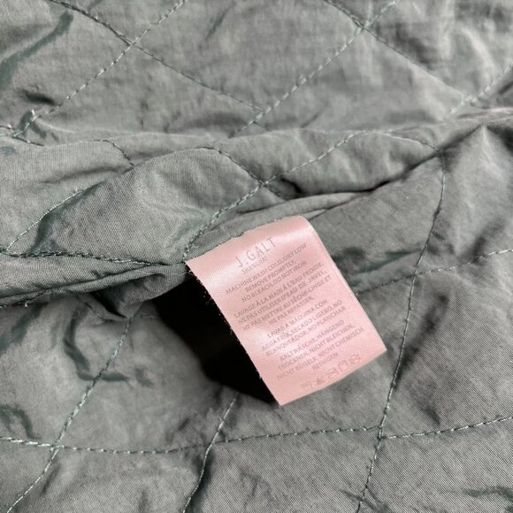 J. Galt Shanghai Mens Blue Long Sleeve Full Zip Modern Look Bomber Jacket Size S - Picture 7 of 11